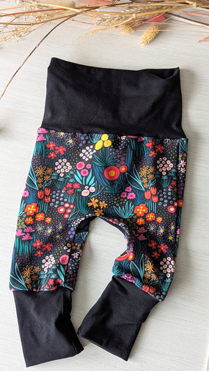 Pantalon évolutif bébé et enfant Fleurs