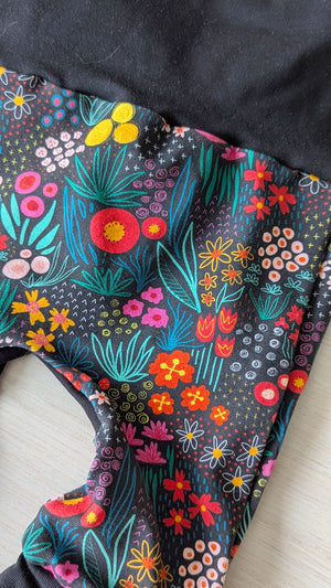 Pantalon évolutif bébé et enfant Fleurs