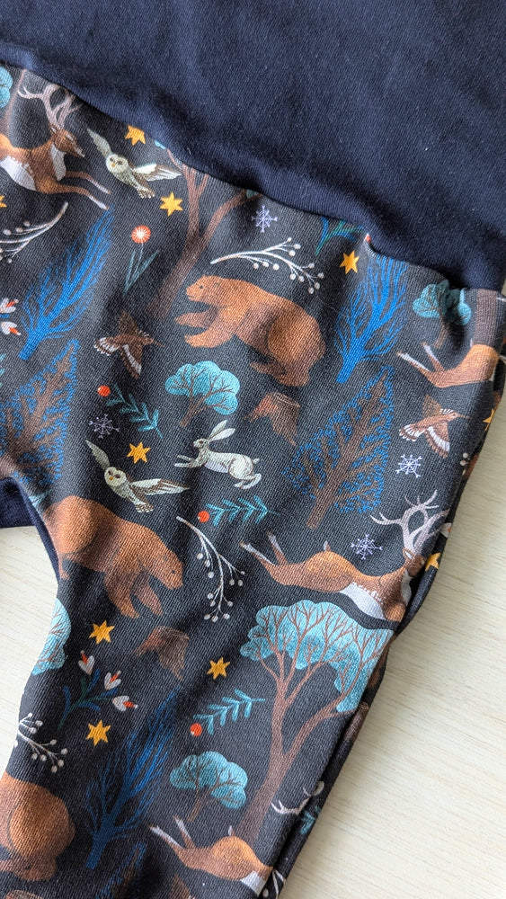 Pantalon évolutif bébé et enfant Forêt Nocturne