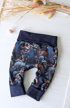 Pantalon évolutif bébé et enfant Forêt Nocturne