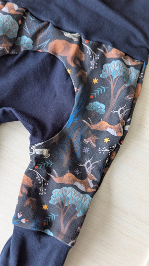 Pantalon évolutif bébé et enfant Forêt Nocturne